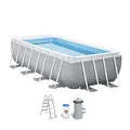 Produktbild: Intex 4M X 2M X 1M Prism Frame Rectangular Pool Set