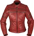 Produktbild: Modeka Iona Damen Motorrad Lederjacke, rot, 40