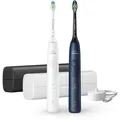 Produktbild: Philips Sonicare 5500 HX7119/01 elektrische Schallzahnbürste, 2 Bodys Blue&White 2 St.