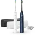 Produktbild: Philips Sonicare 5500 HX7119/01 elektrische Schallzahnbürste, 2 Bodys Blue&White 2 St.