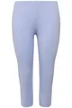 Produktbild: Ulla Popken große Größen Hosen 50+ himmelblau bis 76 Caprihose Leggings Slim Fit