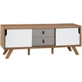 Produktbild: Beliani Tv-Möbel, Weiß, Holzwerkstoff, 147x56x42 cm, Wohnzimmer, Wohnwände, Lowboards, Lowboards stehend