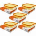 Produktbild: 5x MAHLE / KNECHT Luftfilter LX 1250 Air Filter
