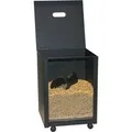 Produktbild: Lienbacher Pelletsbox Schwarz beschichtet eckig