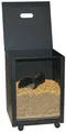 Produktbild: PELLETS-BOX PELLET BOX PELLETKORB KORB BRENNHOLZ BRENNHOLZKORB SCHWARZ BIS 30KG