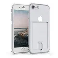 Produktbild: kwmobile Hülle kompatibel mit Apple iPhone SE (2022) / iPhone SE (2020) / iPhone 8 / iPhone 7 - Backcover mit Fotofach - Silikon Schutzhülle in Transparent