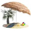 Produktbild: DeubaXXL DE Sonnenschirm Hawaii Natur Ø160cm UV-Schutz 30+ 102502