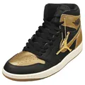 Produktbild: Nike Air Jordan 1 Retro High OG Herrenschuhe, Schwarz/Segel/Metallic-Gold, 41 EU