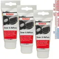 Produktbild: Sonax Metallpolitur Chrom + Alupaste 3x 75ml für Chrom Edelstahl Alu Kupfer uvm