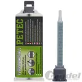 Produktbild: 50mL PETEC FLÜSSIGMETALL EPOXIDHARZ-METALL KLEBER MISCHDÜSE zum FÜLLEN SPACHTELN