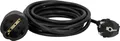 Produktbild: Unitec Verlängerungskabel Innen 3 Meter H05VV-F3G1,5, schwarz