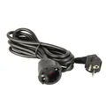 Produktbild: Unitec Schuko-Verlängerung 3m (H05VV-F 3G1,5mm²), schwarz (44565)