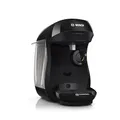 Produktbild: Bosch Tassimo happy friendly Kapselmaschine TAS102E, über 70 Getränke, geeignet für alle Tassen, Abschaltautomatik, nachhaltig, perfekt dosiert, platzsparend, 1400 W, schwarz