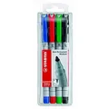 Produktbild: Stabilo© Folienschreiber OHPen universal Medium, wasserl”slich, 4er Etui