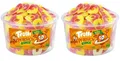 Produktbild: 2 Dosen  a 1,2 Kg Trolli Pfirsich Ringe sind der Klassiker unter den Süßwaren.