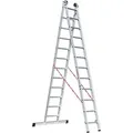 Produktbild: Euroline Premium 306 Mehrzweckleiter 2x12 Sprossen