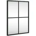 Produktbild: vidaXL Wandspiegel Schwarz 30x40 cm Rechteckig Eisen