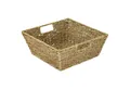 Produktbild: HMF Aufbewahrungskorb Geschenkkorb leer, Aufbewahrungskorb, geflochten aus Seegras, Rechteckig, 30 x 30 x 12 cm