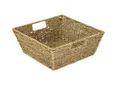 Produktbild: Geschenkkorb leer Aufbewahrungskorb geflochten aus Seegras Dekokörbchen
