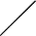 Produktbild: Fackelmann Strohhalm, 23cm, Mehrweg, 50 Stk., Kunststoff, schwarz 54811