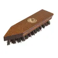 Produktbild: Langlauf Schuhbedarf Premium Schmutzbürste für Schuhe – Schuhputzbürste mit Kokosfasern und ergonomischem, lackierten Holzgriff - Naturborsten zur kraftvollen Reinigung ihrer Schuhe und Stiefel