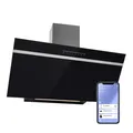 Produktbild: Klarstein Ava 90 Dunstabzugshaube 90cm Wandhaube WiFi A++ 515m³/h Touch 10041168