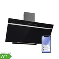 Produktbild: Klarstein Ava 90 Dunstabzugshaube 90cm Wandhaube WiFi A++ 515m³/h Touch Schwarz