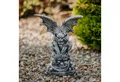 Produktbild: gartendekoparadies.de Gartenfigur Gargoyle mit Flügeln auf Totenschädeln, Steinfigur, H. 40 cm, 8 kg, Frostsicher