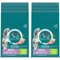 Produktbild: Purina One Sesitive Truthahn & Reis Katzenfutter für Erwachsene 2x9,75 kg