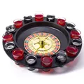 Produktbild: GOODS+GADGETS Party Trinkspiel Roulette Gesellschaftsspiel für Erwachsene Saufspiel der Casino Klassiker als Partyspiel mit Shot-Gläser