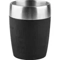 Produktbild: TRAVEL CUP Thermobecher schwarz/edelstahl, 0,2 Liter