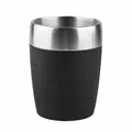 Produktbild: Emsa Travel Cup Isobecher Thermobecher Thermoflasche Isolierbecher Schwarz 200ml