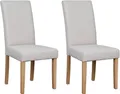 Produktbild: byLIVING Esszimmerstuhl Elias (Set, 2 St), mit Massivholz - Gestell und gemütlicher Schaumstoffpolsterung