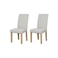 Produktbild: by Living Stuhl 2er-Set   , braun , Maße (cm): B: 47 H: 99,5