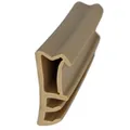 Produktbild: Flügelfalzdichtung für Holztüren und Holzfenster ► Dichtgummi ► Ersatzdichtung ► Gummidichtung ► Dichtprofil ► Langlebig und wartungsfrei (Beige)