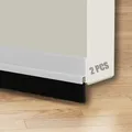 Produktbild: FFPMYF 2PCS Bürstendichtung Türleiste mit Bürste selbstklebend 4 x 100cm Türbodendichtung（Weiß）