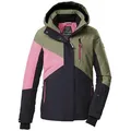 Produktbild: Killtec Skijacke KSW 209 GRLS SKI JCKT Mädchen-Skijacke: wasserdicht, atmungsaktiv, Colourblock-Design schwarz 140 EU
