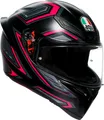 Produktbild: AGV K1 S Sling, Integralhelm - Matt Schwarz/Grau/Pink - XS 2118394001-063-XS