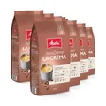 Produktbild: Melitta BellaCrema La Crema Ganze Kaffee-Bohnen 8 x 1kg, ungemahlen, Kaffeebohnen für Kaffee-Vollautomat, mittlere Röstung, geröstet in Deutschland, Stärke 3, im Tray