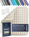 Produktbild: ® Duschmatte rutschfest - 100% BPA frei - Inkl. 2 Haken zum Aufhängen 53x53cm...