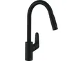 Produktbild: hansgrohe Focus M41 Küchenarmatur 240 31815670 mit Ausziehbrause, 2jet, mattschwarz