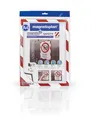 Produktbild: magnetofix-Magnetrahmen SAFETY, Rot/Weiß A4, 5 Stk.