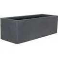 Produktbild: Geli Pflanzgefäß Kubus Rechteckig 80 cm x 30 cm x 27 cm Anthrazit
