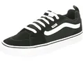 Produktbild: Vans Herren Größe 39,5, Filmore Sneaker Schwarz & Weiß Wildleder & Mesh Canvas Sportschuhe, Low-Top Turnschuhe für Herren, Leichte Herrenschuhe Active Wear Range (EU 39,5)