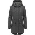 Produktbild: Ragwear Wintermantel Ellba Coat A YOUMODO Warmer Damen Winterparka mit großer Kapuze grau XL (42)