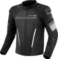 Produktbild: SHIMA Solid 2.0 wasserdichte Motorrad Textiljacke, schwarz/weiß, XL