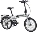 Produktbild: Tretwerk E-Bike Faltrad Akimbo, 8 Gang Shimano Acera M3020 SGS Schaltwerk, Kettenschaltung, Heckmotor, 360 Wh, Pedelec, Elektrofahrrad für Damen u. Herren