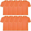 Produktbild: 10er Pack Valueweight T Herren T-Shirt Mehrpack, orange, M