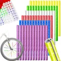 Produktbild: VIVIIHOO Speichenreflektoren Fahrrad-Set mit 72 Reflektoren für 360° Sichtbarkeit |Leichte Montage | Wasserdicht | 6 Farben für alle gängigen Speichenräder | Fahrradzubehör für Kinder und Erwachsene.