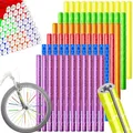 Produktbild: Speichenreflektoren Fahrrad-Set mit 72 Reflektoren für 360° Sichtbarkeit |Lei...
